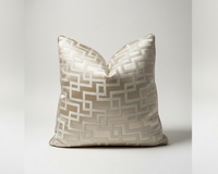 Gold Geometric Pillow