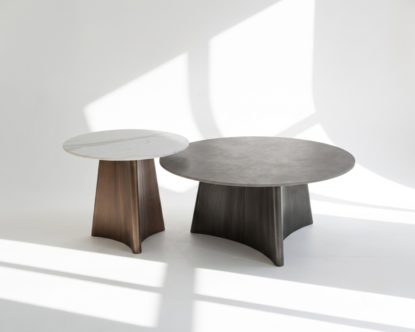 Ceramic Top Dark & light Coffee Table