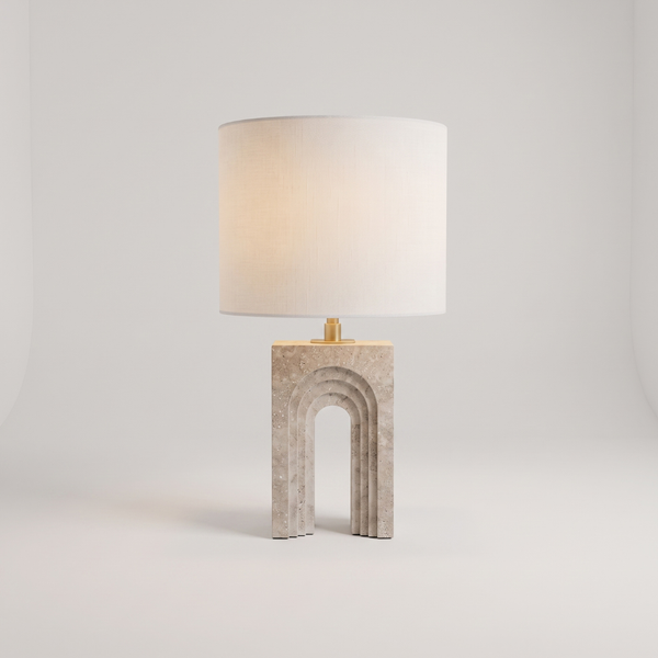 Arched  Door Stone Table Lamp