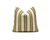 Artisan Striped Tassel Throw Pillow