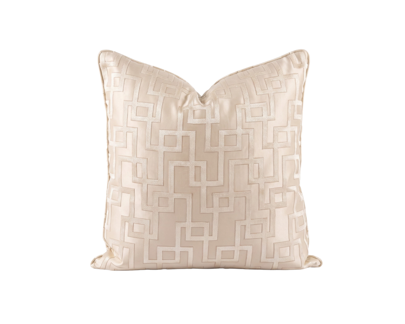 Gold Geometric Pillow