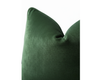Royal Emerald Velvet Solid Pillow