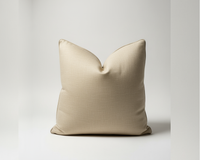Essential Natural Linen-Look Throw Pillow