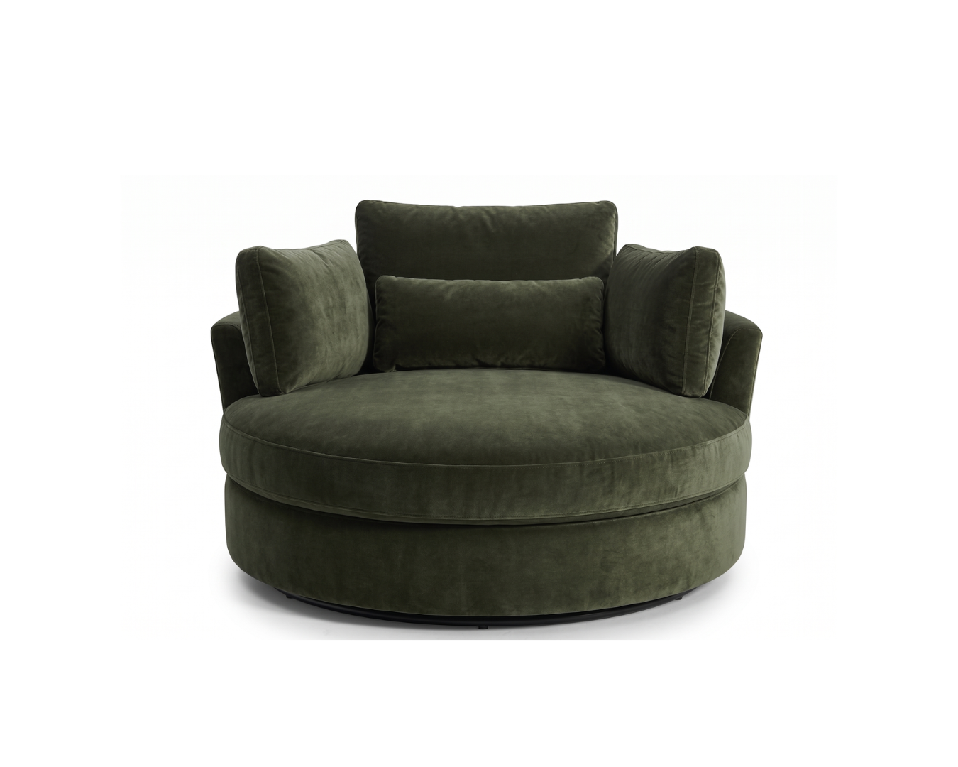 Solo Swivel Chair - Olive Green
