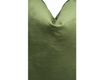 Organic Olive Green Linen-Look Throw Pillow