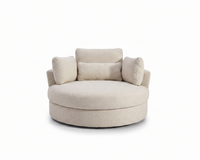 Solo Swivel Chair - Beige