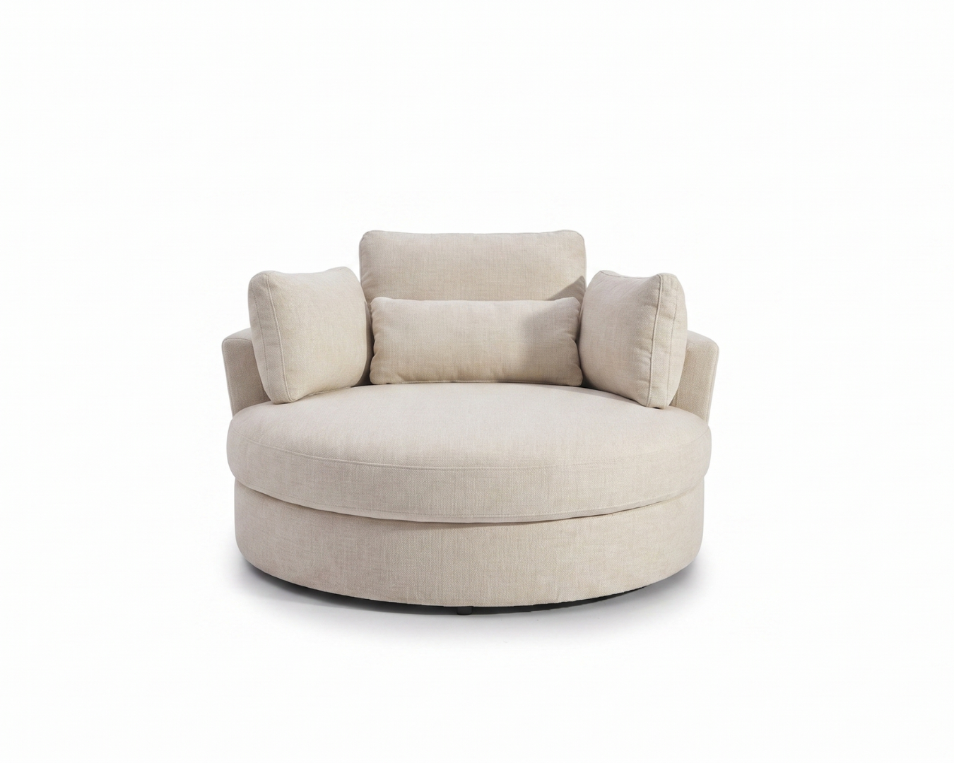 Solo Swivel Chair - Beige