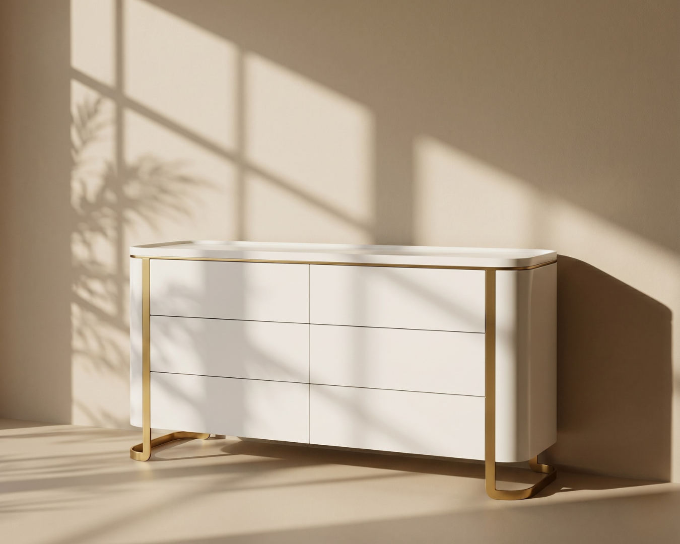 Blanc Dresser & Mirror