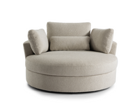 Solo Swivel Chair - Teddy Brown