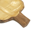 Teak Leaf Plate With Gold Foil