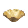 Teak Bowl With Gold Foil