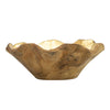 Teak Bowl With Gold Foil