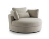 Solo Swivel Chair - Teddy Brown