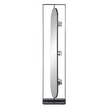 Metal Stand Mirror Black