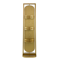 Metal Stand Mirror Gold