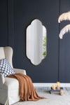Greek Oval Metal Wall Mirror
