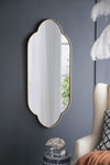 Greek Oval Metal Wall Mirror