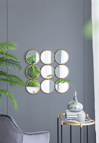 Ring Metal Wall Mirror