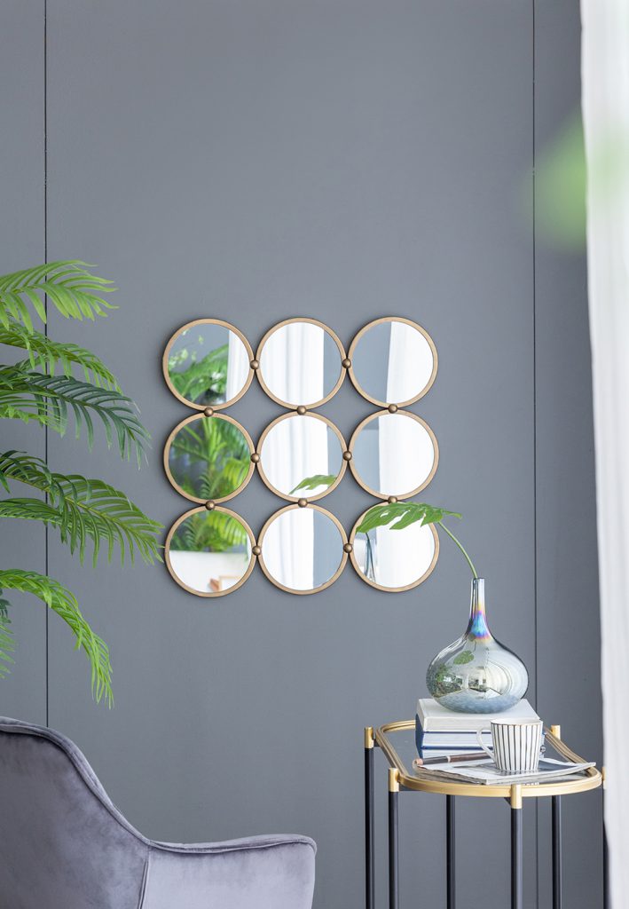 Ring Metal Wall Mirror