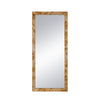 Burl Wood Floor Mirror