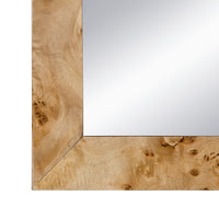 Burl Wood Floor Mirror