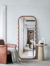 Wood Floor Mirror