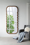 Wood Floor Mirror