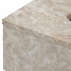 Cream Marble Tissue Box