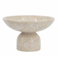 Cream Marble Fruit Bowl