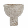 Cream Marble Bowl With Leg