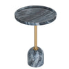 Marble Side Table Black