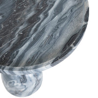 Marble Side Table Black