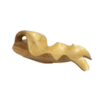 Accent Teak Plate With Gold Foil