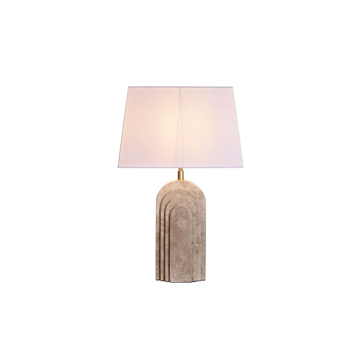 Arched  Layers Stone Table Lamp