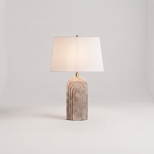 Arched  Layers Stone Table Lamp