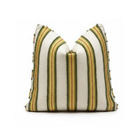Artisan Striped Tassel Throw Pillow