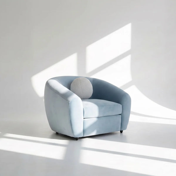 Beauty Sky Blue Armchair