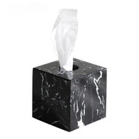 Black Marbel Tissue Box Small