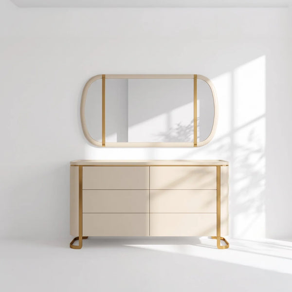 Blanc Dresser & Mirror