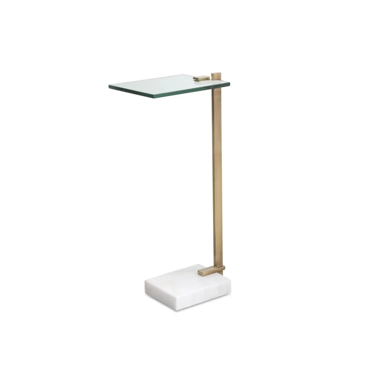 Butler Accent Table, White