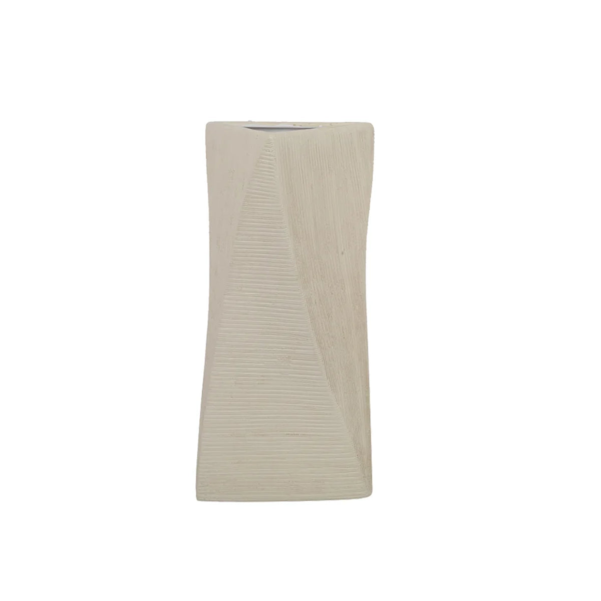 Ceramic Wavey Hand Scribing Vase