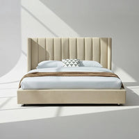 Chantel Bed - Beige