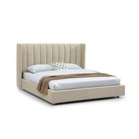 Chantel Bed - Beige