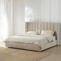 Chantel Bed - Beige