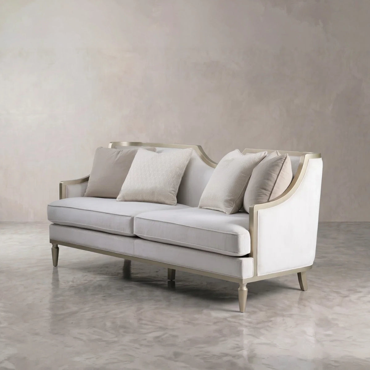 Chantelle Frame Sofa - Cream