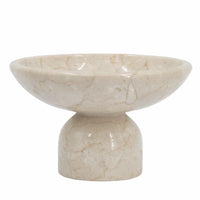 Cream Marble Fruit Bowl