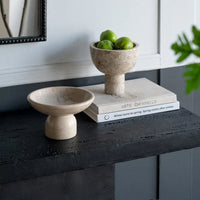 Cream Marble Fruit Bowl