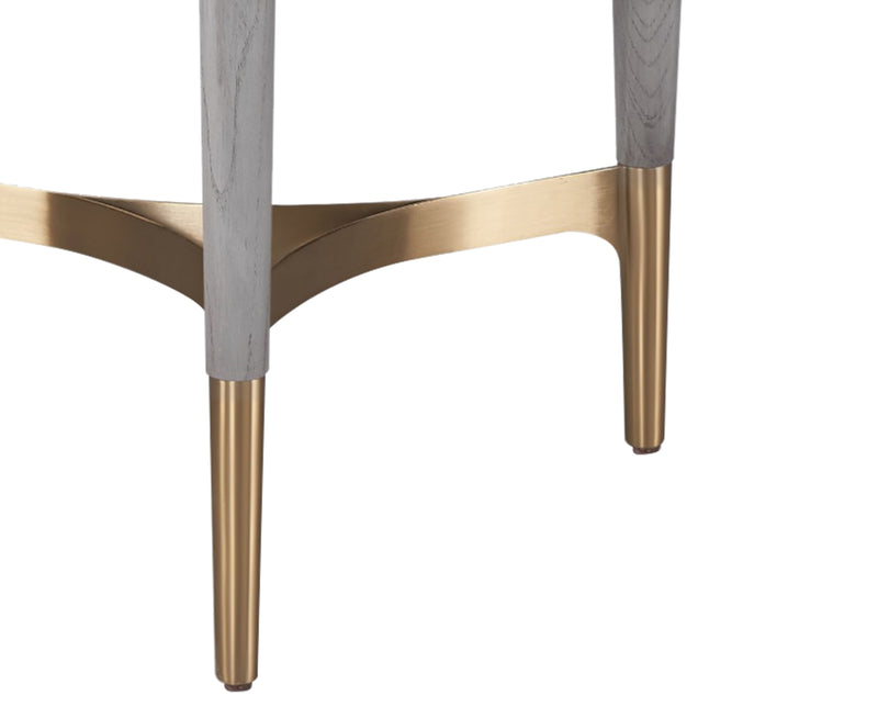 Wood Top Coffee Side Table