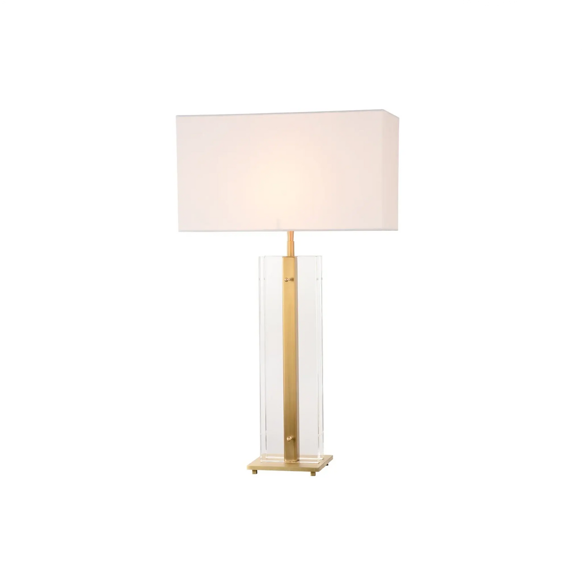 Double Layers Gold Crystal Table Lamp