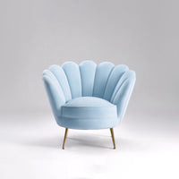 Flower Blue Chair